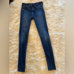 Rag & Bone High Rise Skinny Jeans | Size 26 | Color: Bedford